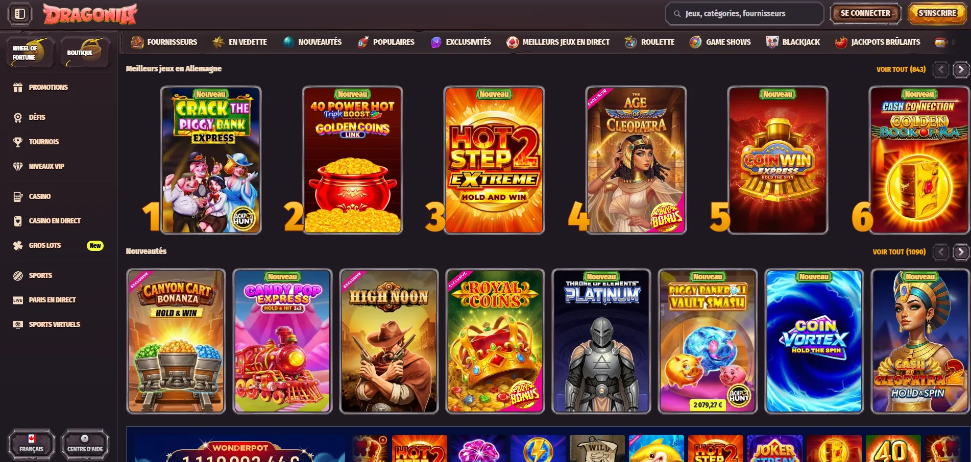 Dragonia Casino Connexion